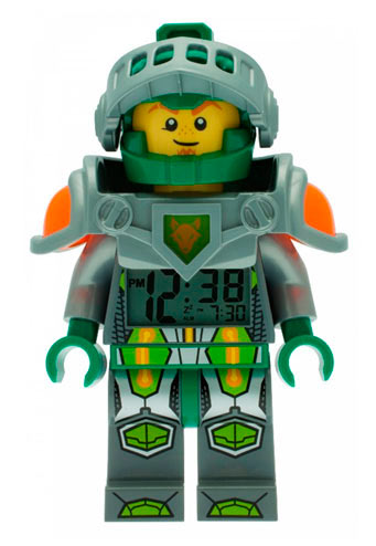 Reloj despertador Aaron. Lego Nexo Knights. ClicTime