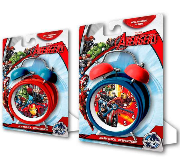 Reloj despertador Los Vengadores. Marvel Comics