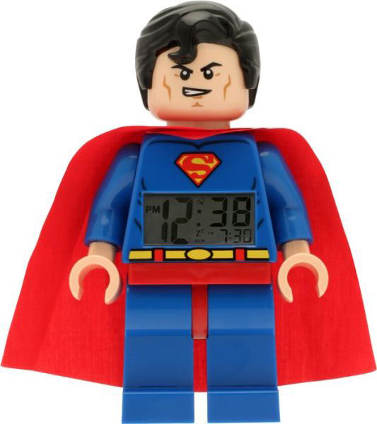 Reloj despertador Superman. Lego