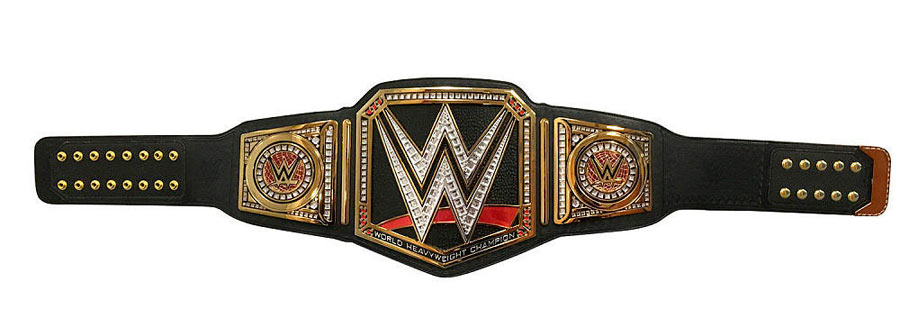 Réplica cinturón World Heavyweight Championship. Pressing Catch. Escala 1:1. Tamaño real. Jakks Pacific