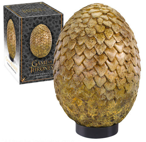 Réplica huevo de dragón Viserion 20 cm. Juego de Tronos. Noble Collection