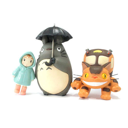 Set 3 imanes lluvia Mi vecino Totoro. Studio Ghobli. Benelic