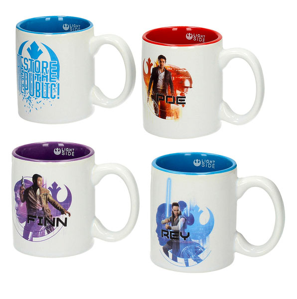 Set 4 mini tazas para café Star Wars: The Last Jedi