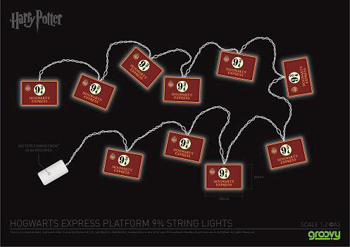 Set Luces Navidad Harry Potter