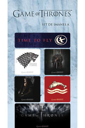 Set de 6 imanes Juego de Tronos. Time to Fly