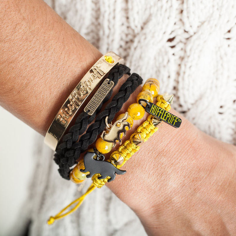 Set pulseras Hufflepuff. Harry Potter
