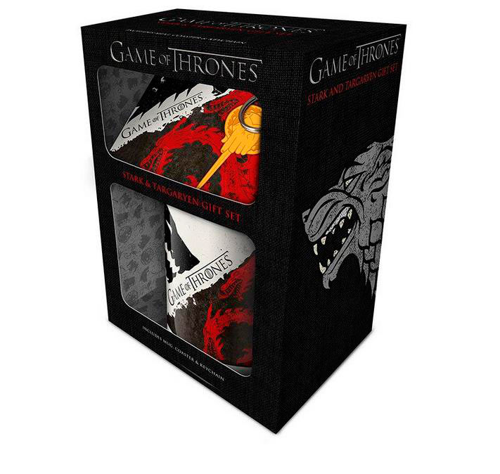 Set regalo Juego de Tronos. Casa Stark & Targaryen