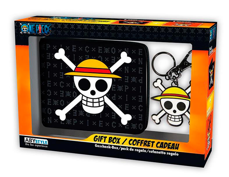 Set regalo One Piece Pirata Luffy. Billetera y llavero