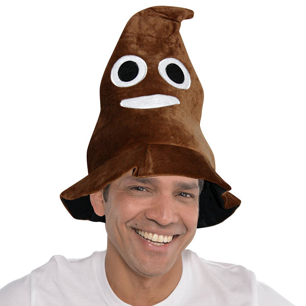 Sombrero Emoticono Caca