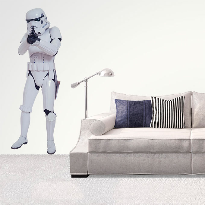 Sticker Stormtrooper tamaño real Star Wars. 180 cm