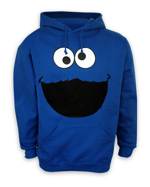 Sudadera Barrio Sésamo. Monstruo de las Galletas