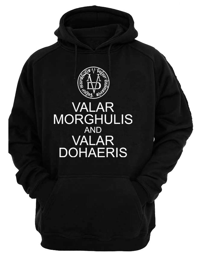 Sudadera Juego de Tronos Valar Morghulis Valar Dohaeris