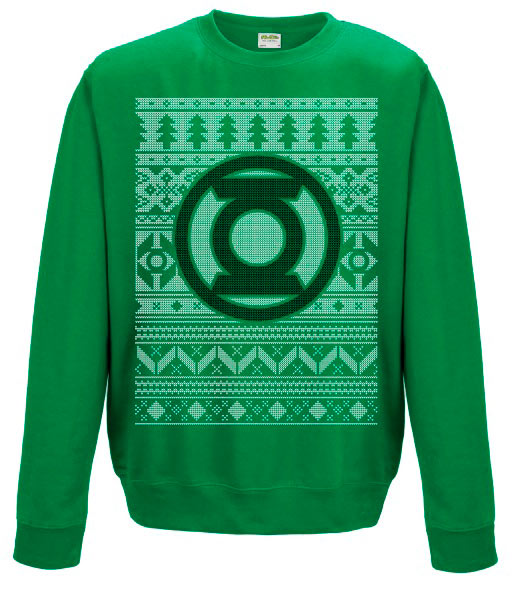 Sudadera Linterna Verde Christmas. DC Cómics