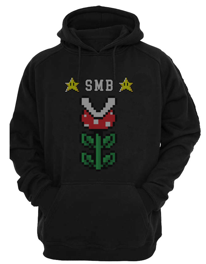 Sudadera con capucha Super Mario Bros piraña