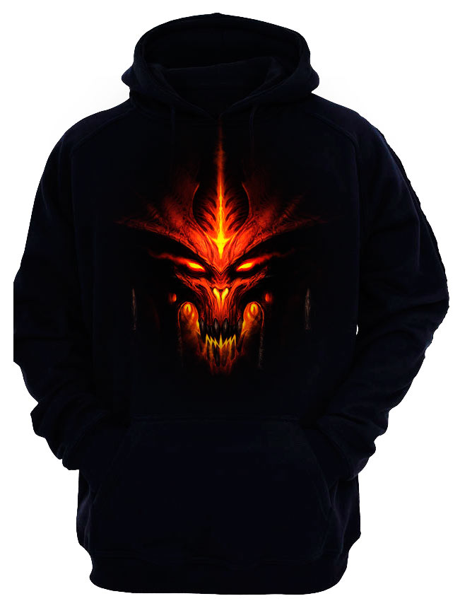 Sudadera diablo cara. Diablo III