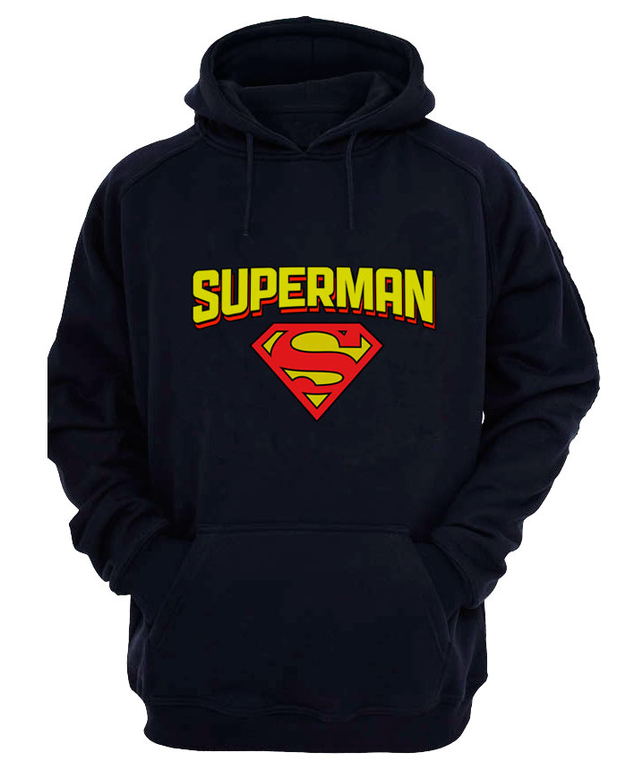 Sudadera logo vintage Superman. Modelo 3