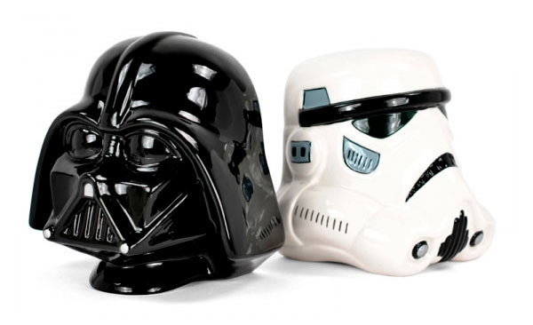 Sujetalibros Stormtrooper y Darth Vader 15 cm. Star Wars. Half Moon Bay