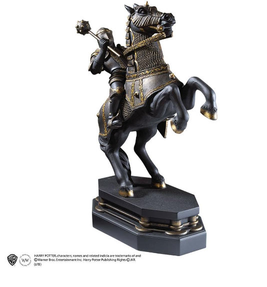 Sujetalibros Wizard's Chess Black Knight