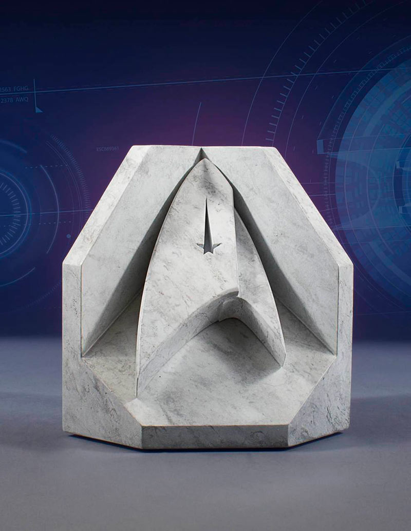 Sujetalibros emblema Flota estelar 16 cm. Star Trek. Gentle Giant