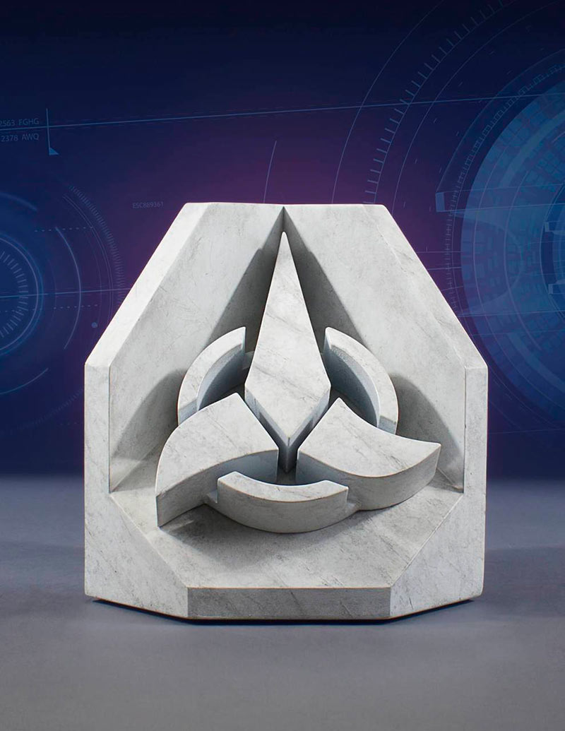Sujetalibros emblema Klingon 16 cm. Star Trek. Gentle Giant