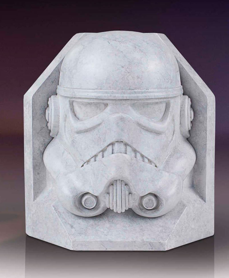 Sujetalibros soldado Stormtrooper rostro 18 cm. Star Wars. Gentle Giant