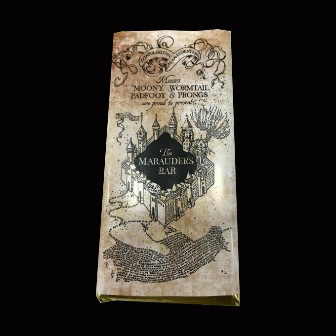 Tableta chocolate Harry Potter. Mapa del Merodeador