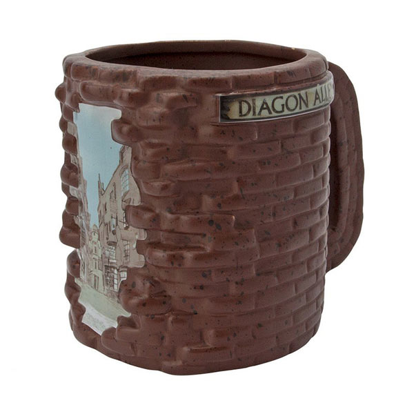 Taza 3D Diagon Alley. Harry Potter
