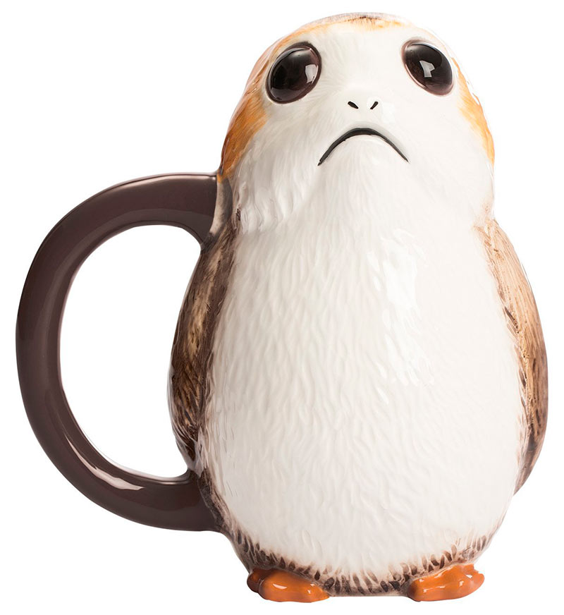 Taza 3D Porg Star Wars Episodio VIII de 591 ml.