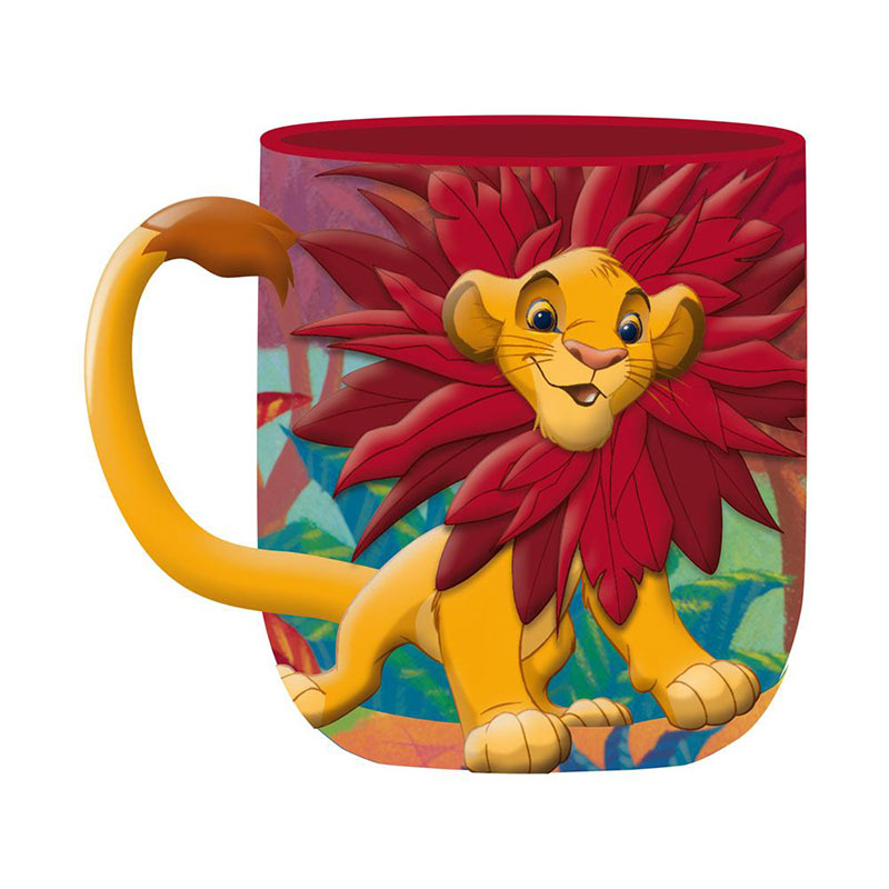 Taza 3D Simba Just can't wait to be king. El rey león