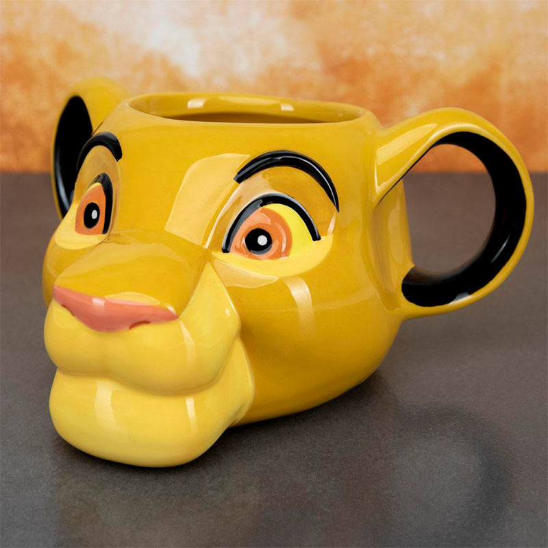 Taza 3D Simba. El rey león
