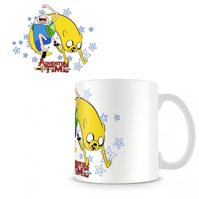 Taza Adventure in Time (Hora de Aventuras). Estrellas