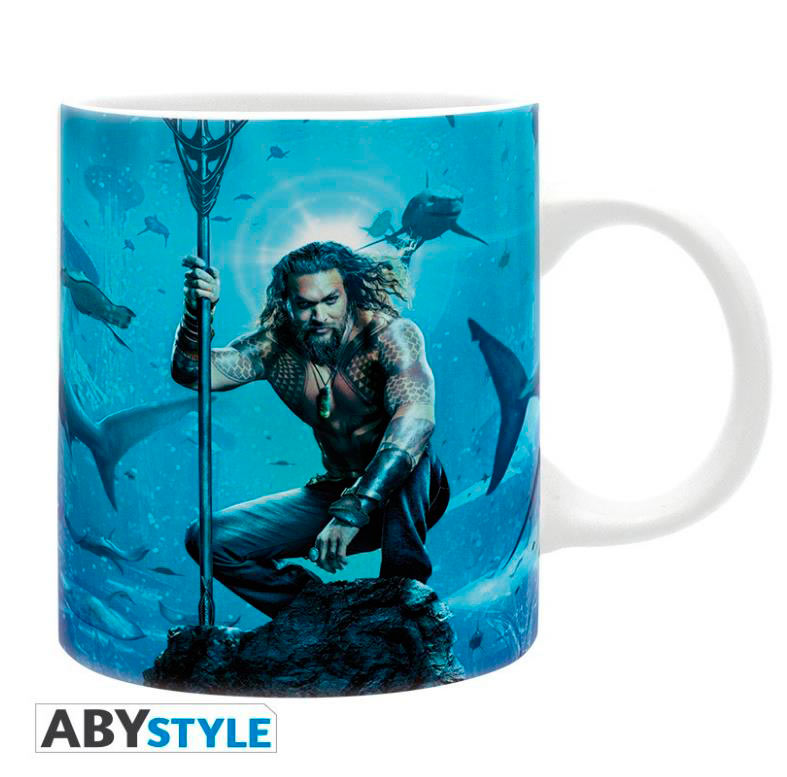 Taza Aquaman. Portada. DC Comics