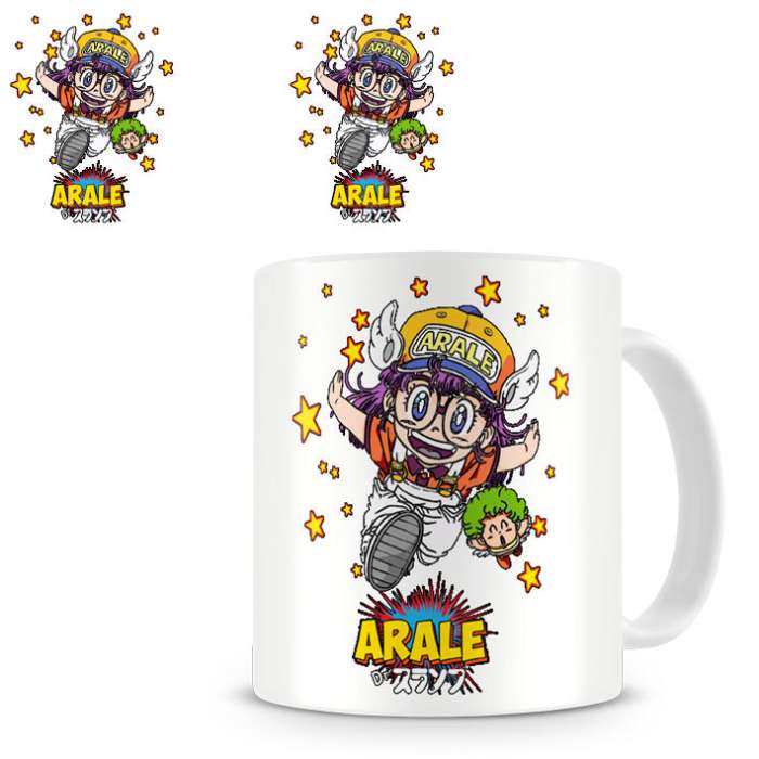 Taza Arale y Gatchan. Dr. Slump