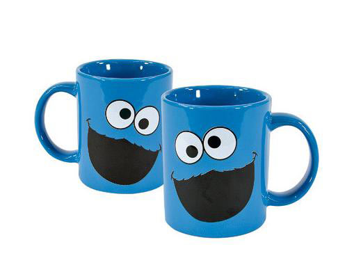 Taza Barrio Sésamo. Monstruo de las Galletas