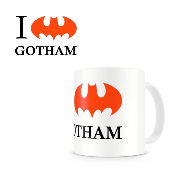 Taza Batman. I Love Gotham