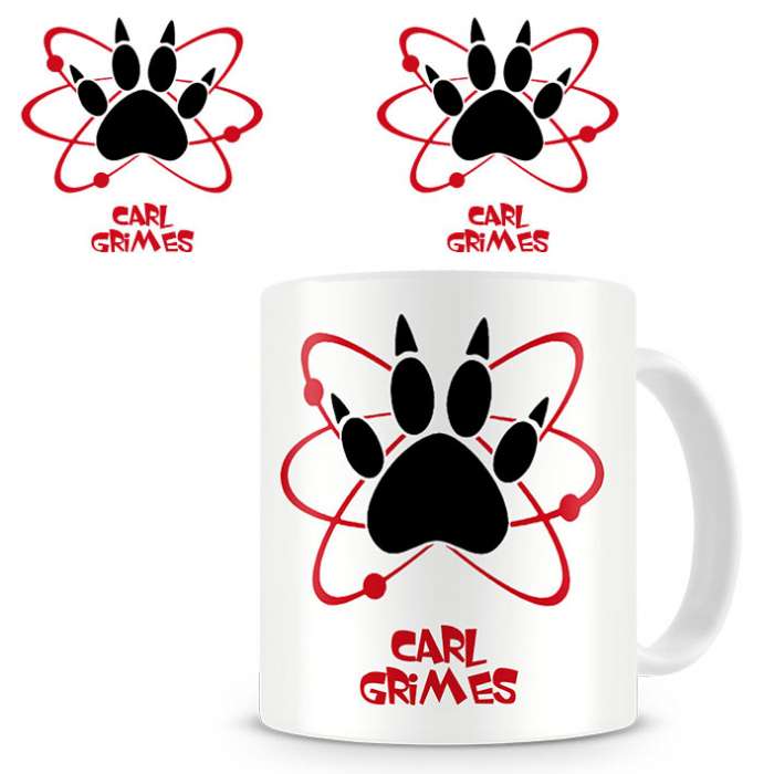 Taza Carl Grimes.The Walking Dead