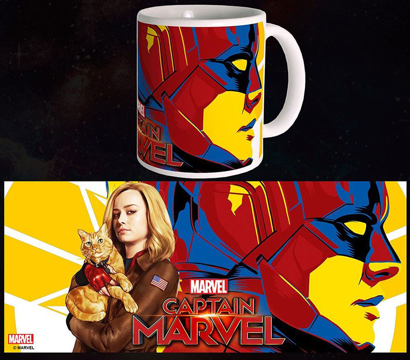 Taza Carol & Goose. Capitana Marvel