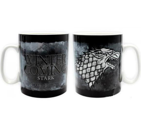 Taza casa Stark. Juego de Tronos