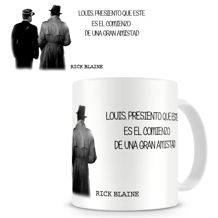 Taza Casablanca. Frases célebres del cine
