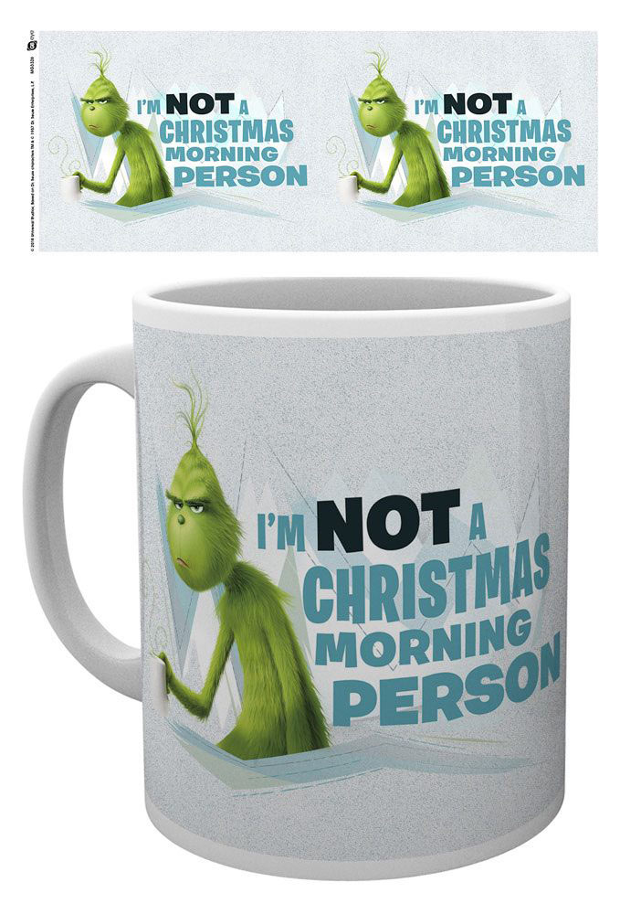 Taza Christmas Morning. El Grinch 2018