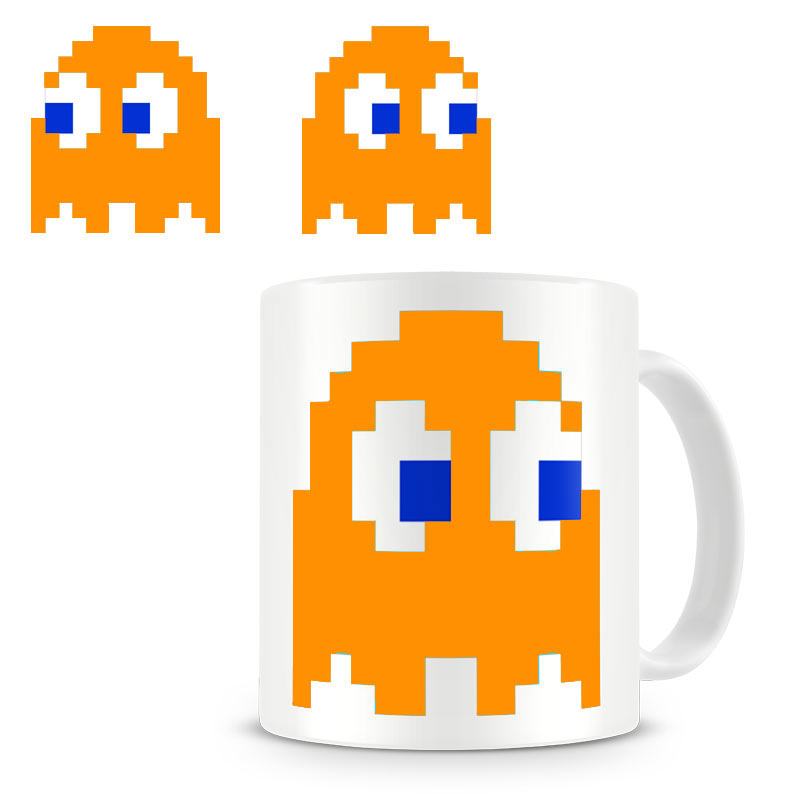 Taza Clyde. Pac-Man.