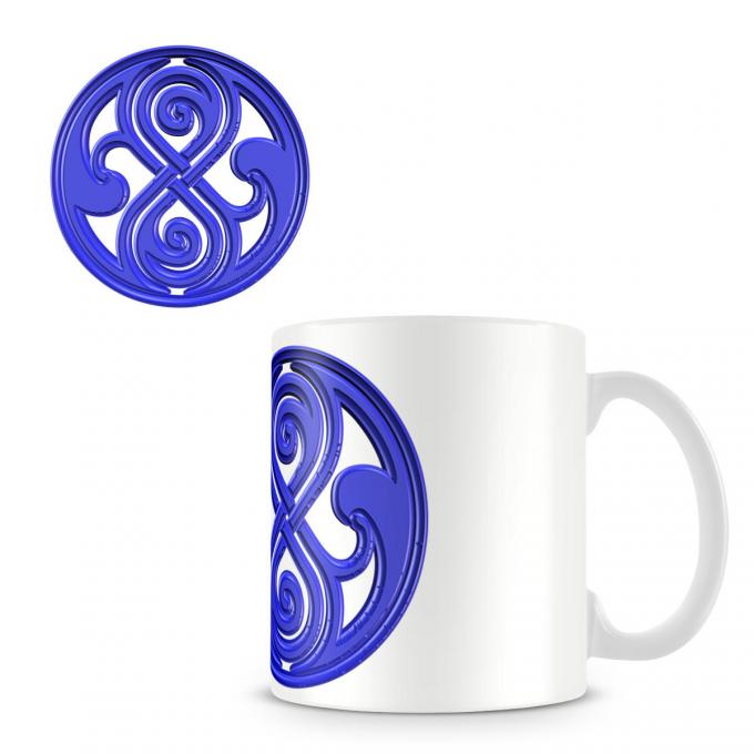 Taza Doctor Who. Sello de Rassilon