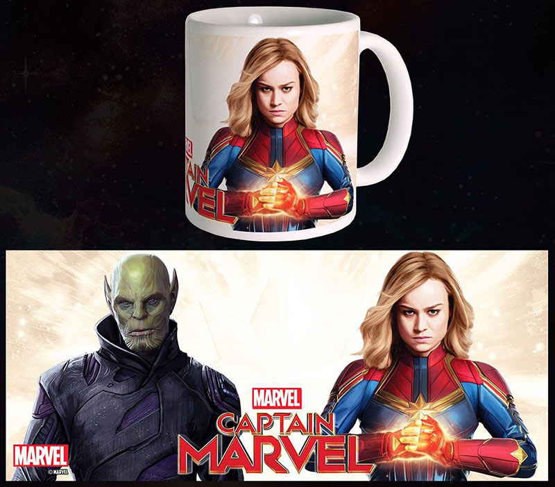 Taza Duel. Capitana Marvel