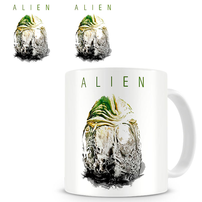 Taza Egg (huevo). Alien