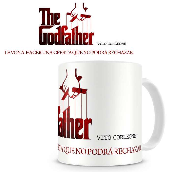 Taza El Padrino (The Godfather). Frases célebres del cine