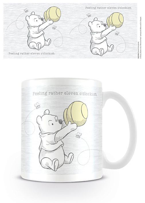 Taza Eleven o'clockish Winnie the Pooh. Disney