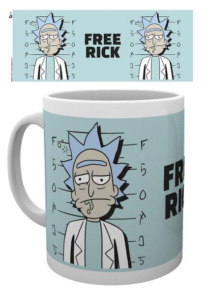 Taza Free Rick. Rick y Morty. Pyramid International