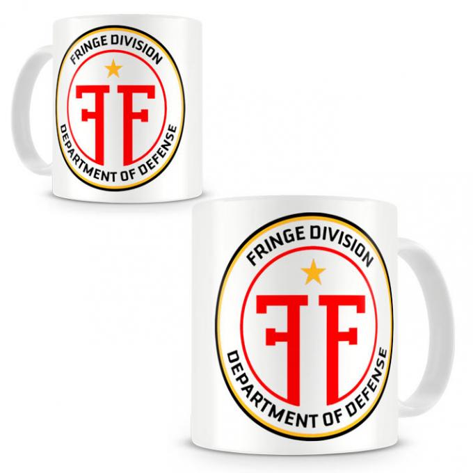 Taza Fringe. Logo División