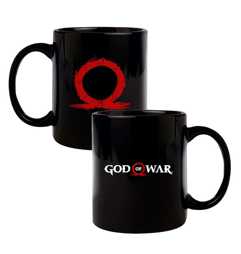 Taza God of War logo. Modelo 2