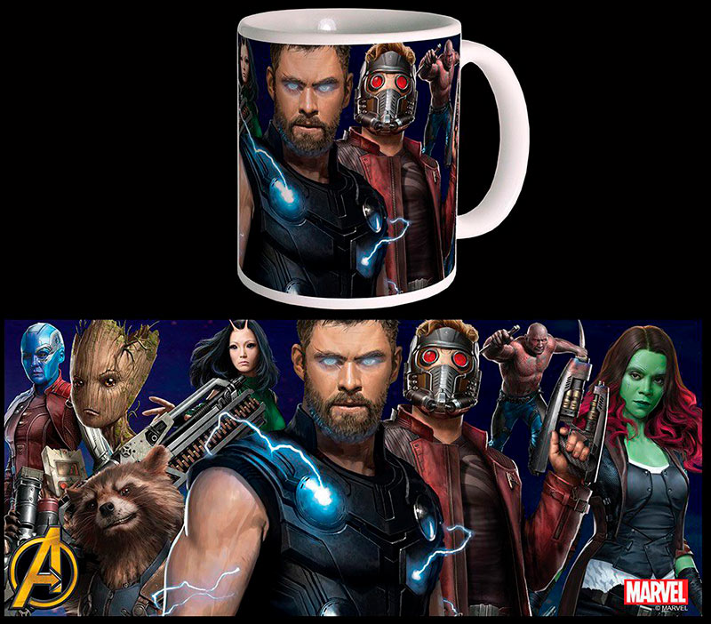 Taza Guardians & Thor. Vengadores: Infinity War